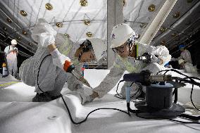 Liquid Filling At Neutrino Observatory - China