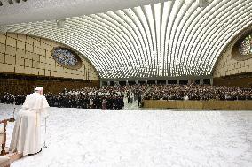 Pope Francis Wednesday Audience - Vatican