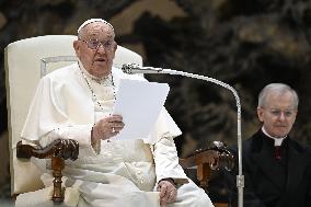 Pope Francis Wednesday Audience - Vatican