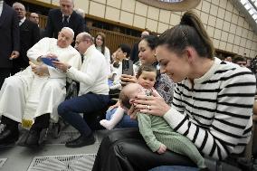 Pope Francis Wednesday Audience - Vatican