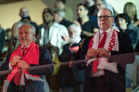 NO TABLOIDS - Prince Albert At AS Monaco And FC Bayern Munich Match - Monaco