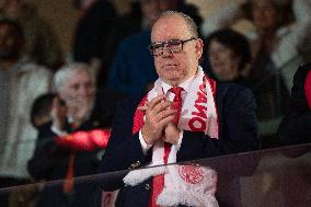 NO TABLOIDS - Prince Albert At AS Monaco And FC Bayern Munich Match - Monaco