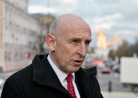 Interview of UK Defence Secretary John Healey in Kyiv