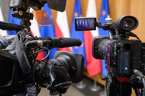 Polish PM Donald Tusk's Press Conference.