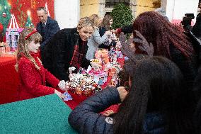 NO TABLOIDS: Christmas Gifts Distribution - Monaco