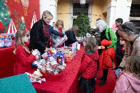 NO TABLOIDS: Christmas Gifts Distribution - Monaco