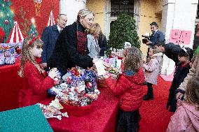 NO TABLOIDS: Christmas Gifts Distribution - Monaco