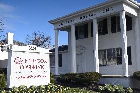 Mass Shooting Aftermath Outside Of Johnson Funeral Home In Towson Maryland