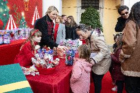 NO TABLOIDS: Christmas Gifts Distribution - Monaco