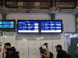 Train Traffic At Munich Central Station Temporarily Suspended