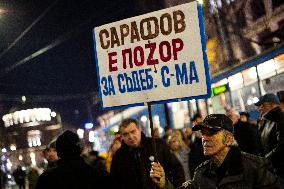 Protest In Sofia, Bulgaria.