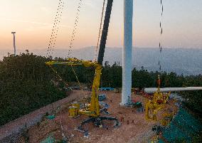 Guishushan Wind Farm Construction