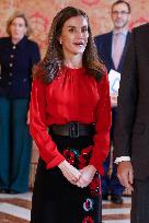 Royals Preside Over Charity Board Meeting - Madrid