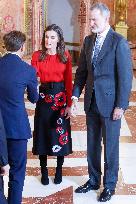 Royals Preside Over Charity Board Meeting - Madrid