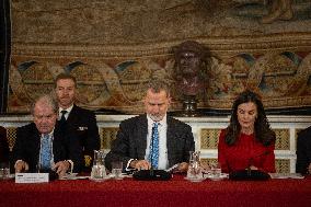 Royals Preside Over Charity Board Meeting - Madrid