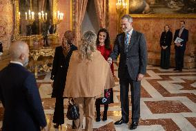 Royals Preside Over Charity Board Meeting - Madrid