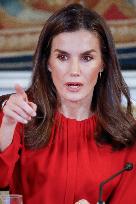 Royals Preside Over Charity Board Meeting - Madrid