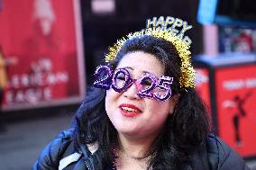 New Year’s Eve 2025 Numerals Arrive In Times Square - NYC