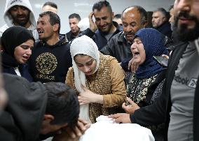 People Mourn Man Killed By Israeli Army Gunfire - West Bank