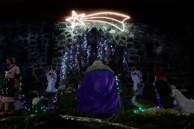 Residents Of The Town Of Culhuacán In Mexico City Participate In A Large Posada On Christmas Eve