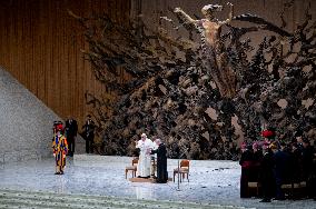 Pope Francis Attends His Wednesday General Audience In Vatican City