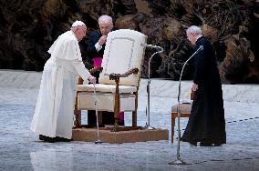 Pope Francis Attends His Wednesday General Audience In Vatican City