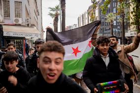 Syrians Celebrate The Fall Of Al-Assad - Izmir