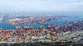 Shandong Port Container Throughput Record