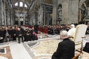 Pope Francis Receives Pilgrims - Vatican