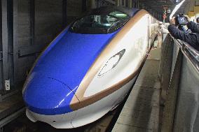 Bullet train autonomous driving test