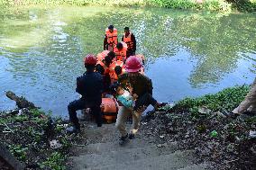 Mock Drill On Flood Disaster In Assam