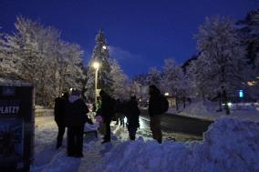 Snowfall In Bavaria