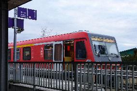 Suedostbayernbahn Train At Wasserburg Am Inn