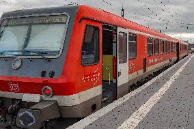 Suedostbayernbahn Train At Wasserburg Am Inn