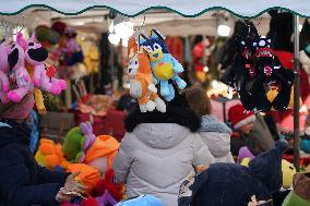 Plush Toy Market Scene