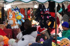 Plush Toy Market Scene