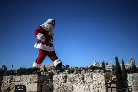 Christmas Preparations In Jerusalem