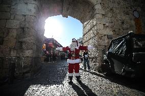 Christmas Preparations In Jerusalem