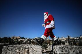 Christmas Preparations In Jerusalem