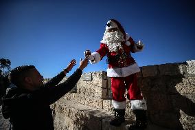 Christmas Preparations In Jerusalem