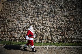 Christmas Preparations In Jerusalem