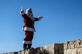 Christmas Preparations In Jerusalem