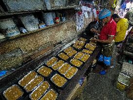 Fruit Cake Making Ahead Of Christmas In Kolkata.