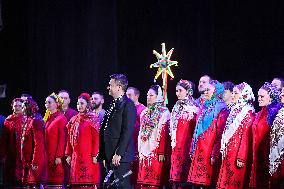 Concert of Veryovka Ukrainian Folk Choir in Ivano-Frankivsk