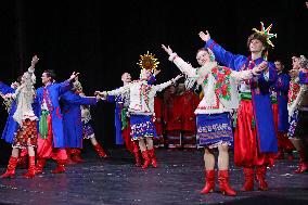 Concert of Veryovka Ukrainian Folk Choir in Ivano-Frankivsk