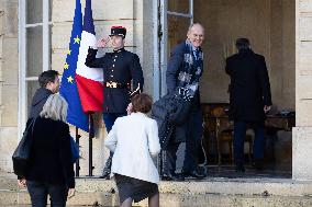 Meeting with Prime Minister, Senate President and party leaders at Matignon - Paris