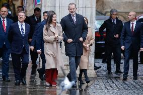 Spanish Royal Couple Visits Cuenca - Spain