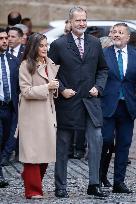 Spanish Royal Couple Visits Cuenca - Spain