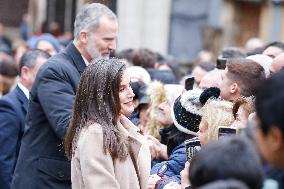 Spanish Royal Couple Visits Cuenca - Spain