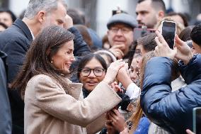 Spanish Royal Couple Visits Cuenca - Spain